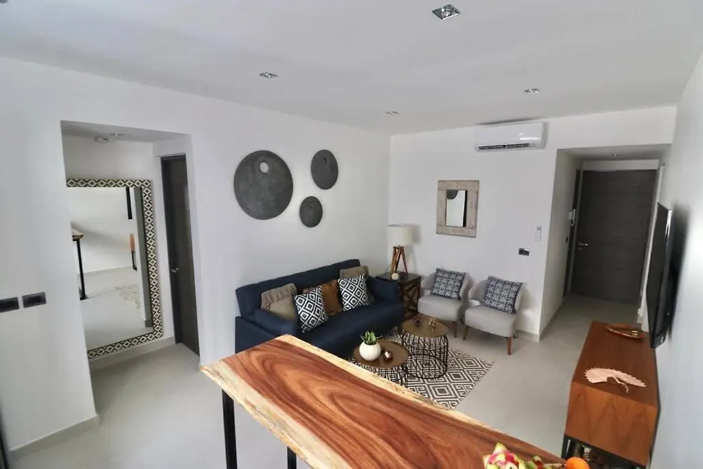 דירה טולום Amazing!! Ph 2 Bdrm + Private Rooftop &Pool /Aldea Zama מקסיקו